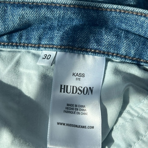 Hudson Kass Stevie High Waist Straight Jeans - Picture 7 of 8